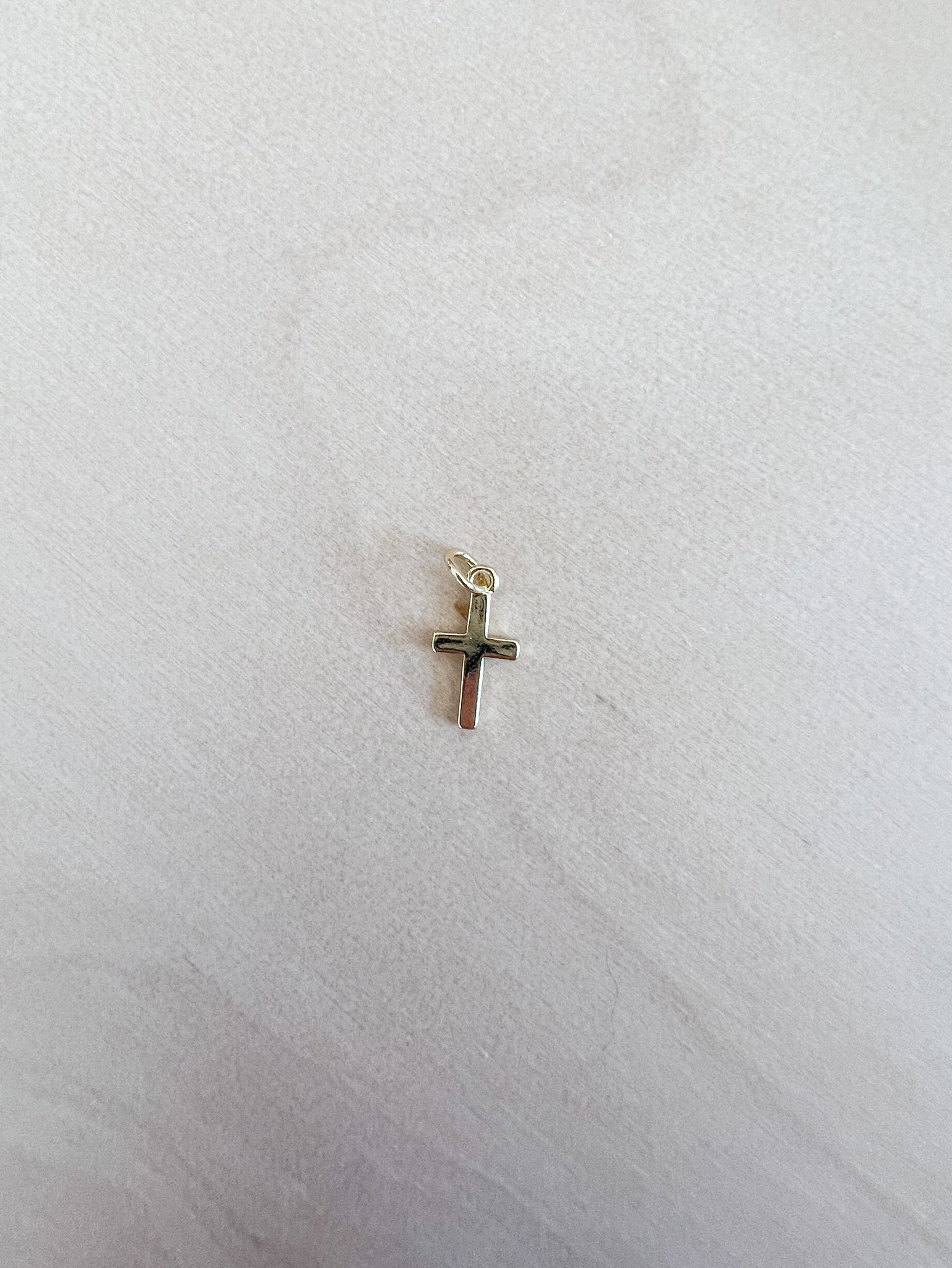 Gold Cross Charm